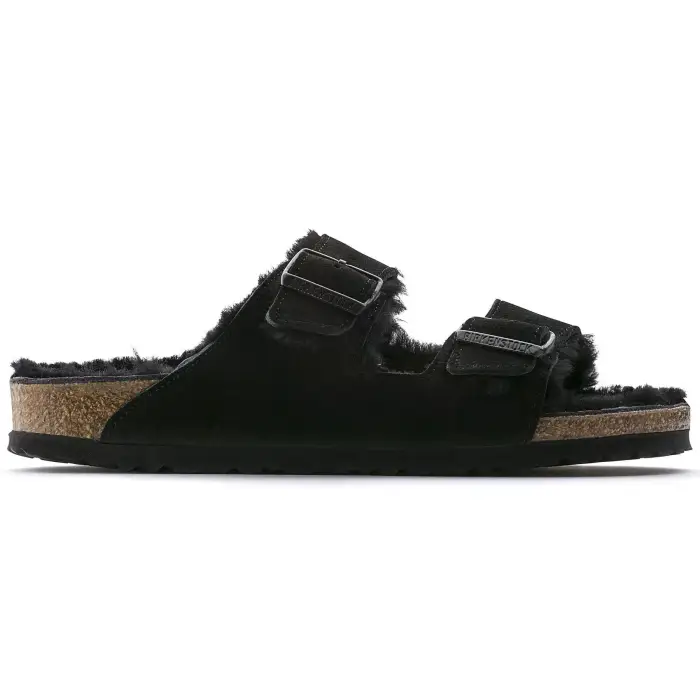 Ciabatte Birkenstock Arizona Suede Leather Noir