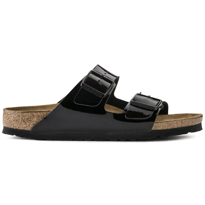 Sandali Birkenstock Arizona Birko-Flor Patent Noir
