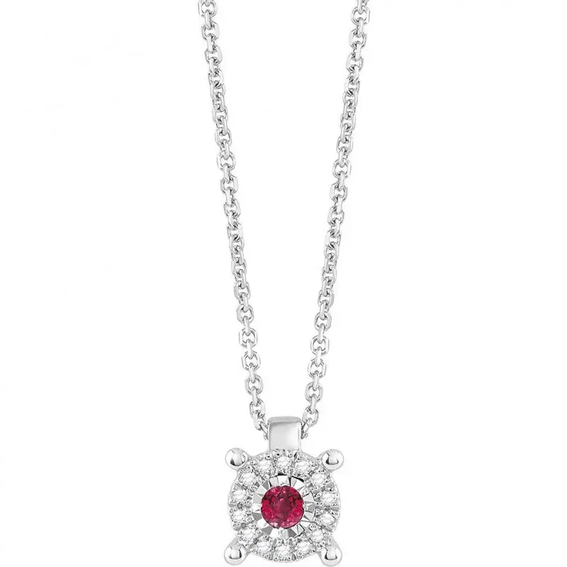 BLISS Collana Donna Gioielli Rugiada In Oro Bianco