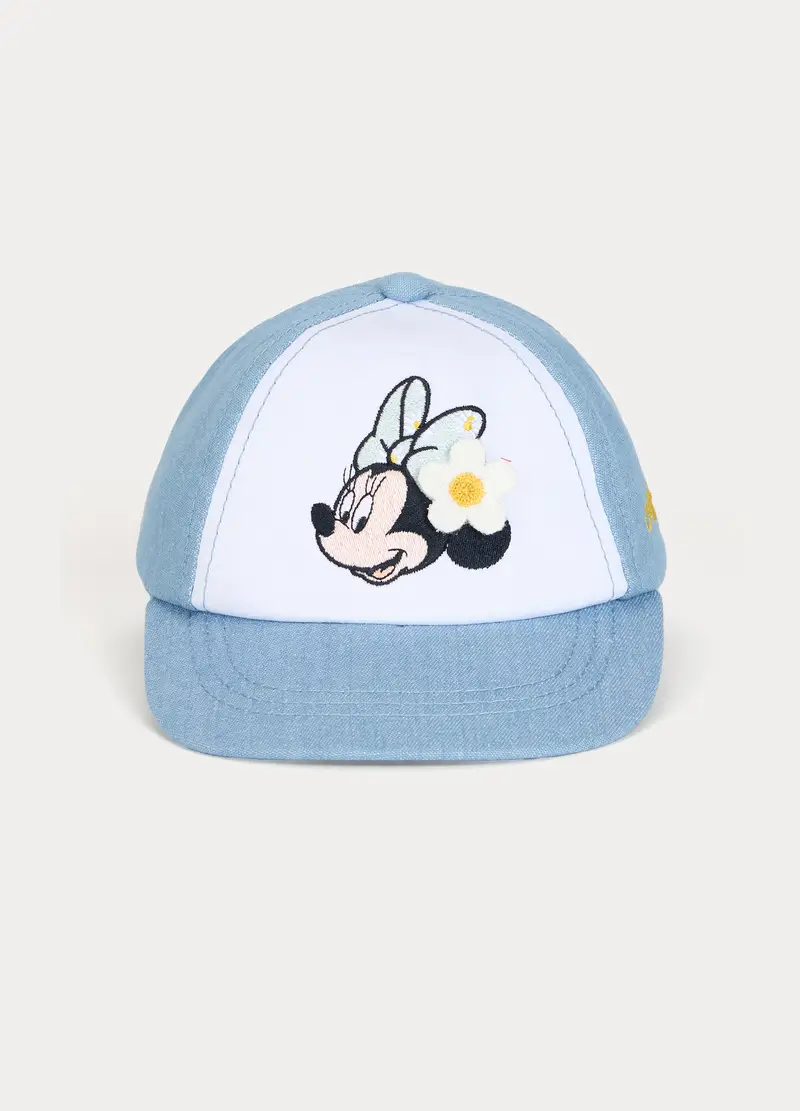 Blukids Cappello Da Baseball Disney In Twill Neonata, Bambina, Azzurro chiaro