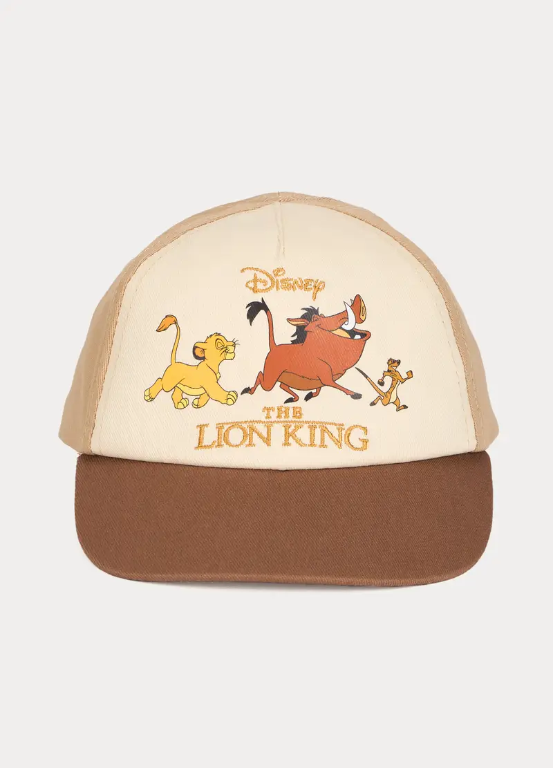 Blukids Cappello Da Baseball Disney In Twill Neonato, Bambino, Beige chiaro