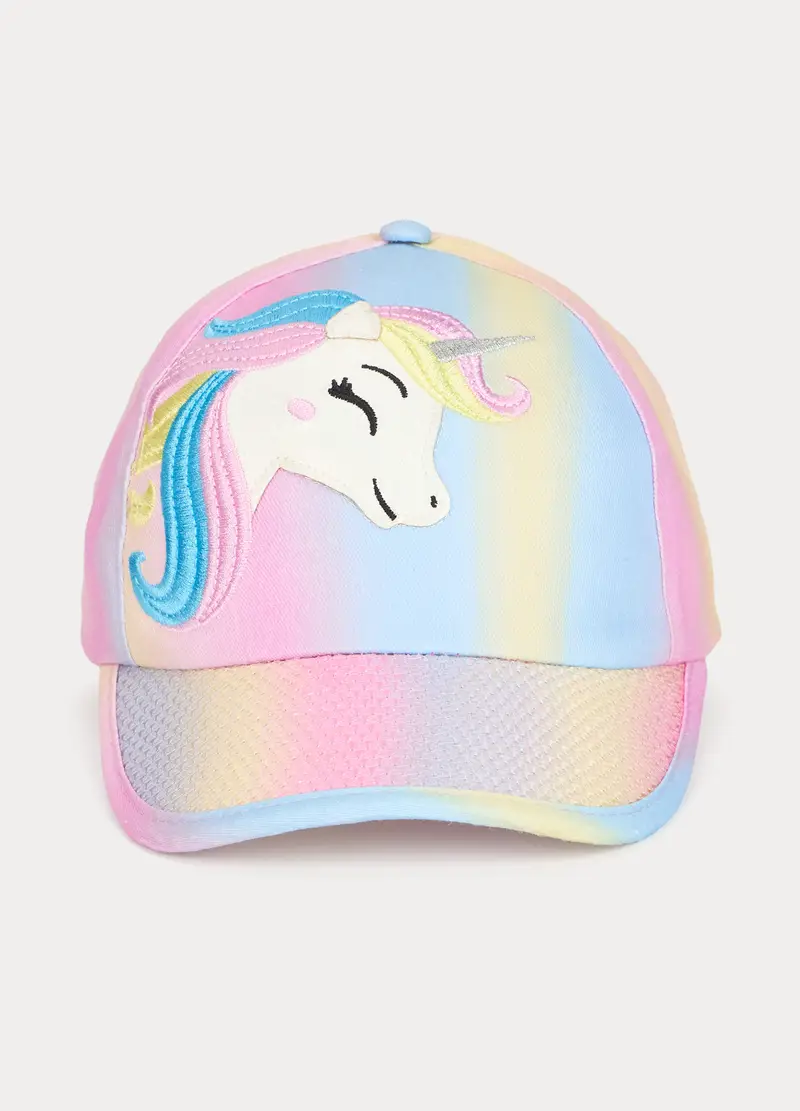 Blukids Cappello Da Baseball In Twill, Bambina, Bianco