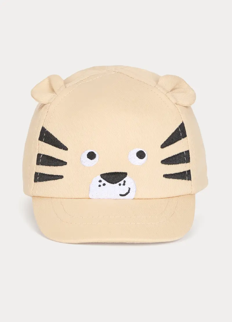 Blukids Cappello Da Baseball In Twill Neonato, Bambino, Beige chiaro