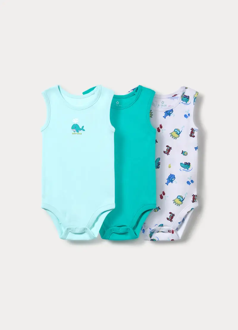 Blukids Body Neonato Turchese 4557055