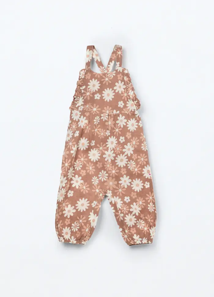 Blukids Salopette In Puro Cotone Neonata, Bambina, Rosa scuro