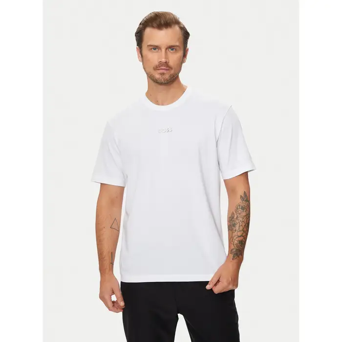 BOSS T-shirt 50519368 Bianco Oversize
