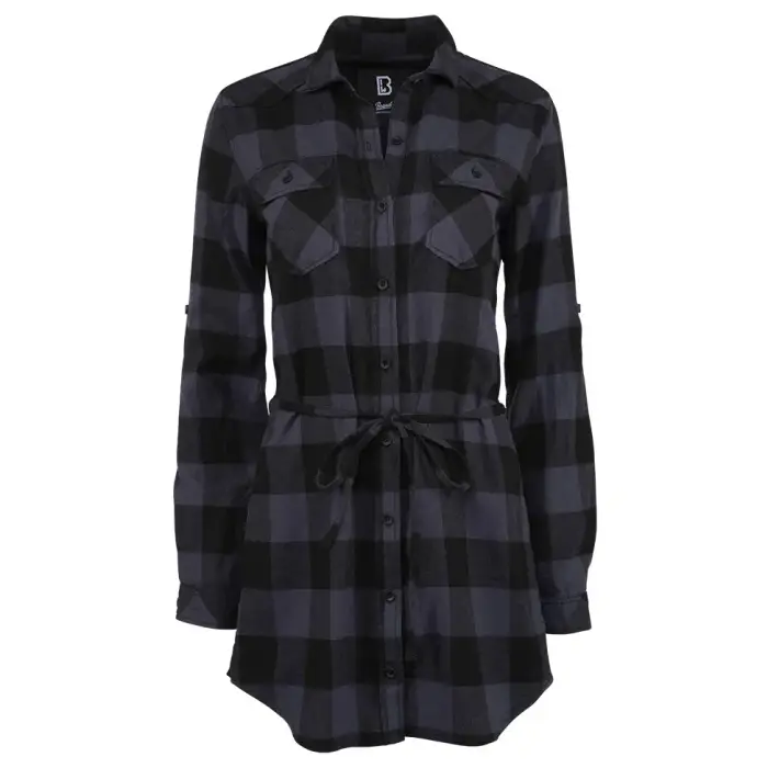 Abito a camicia donna a maniche lunghe Brandit Lucy