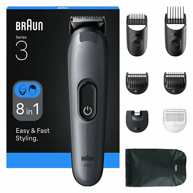Braun Rifinitore multifunzione Series 3 AIO3540 8 in 1