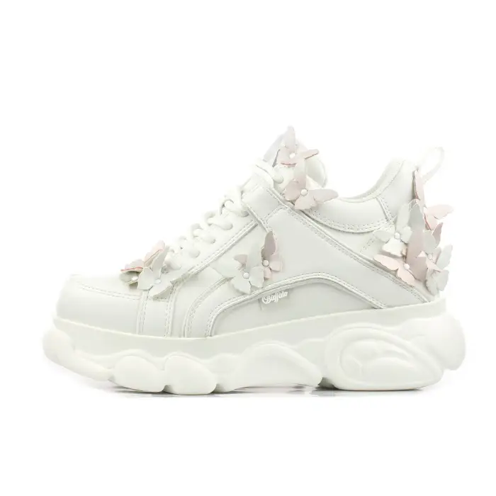 Scarpe da ginnastica da donna Buffalo CLD Butterfly Blanc