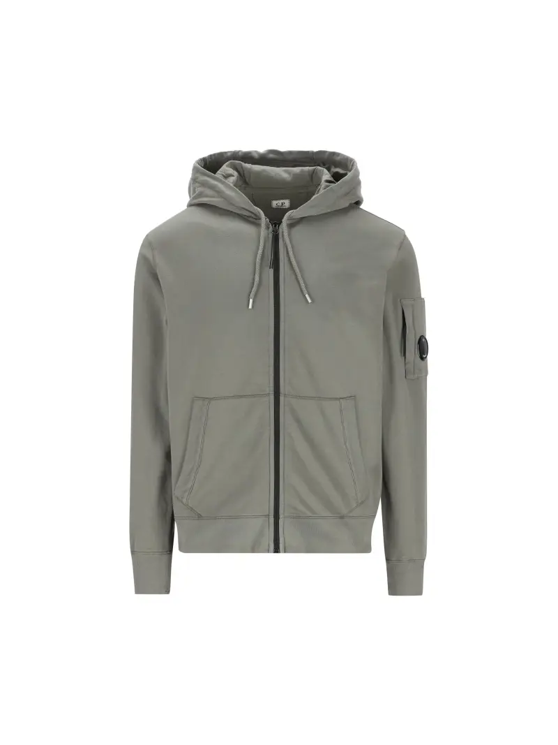 C P COMPANY Felpa In Cotone GRIGIO