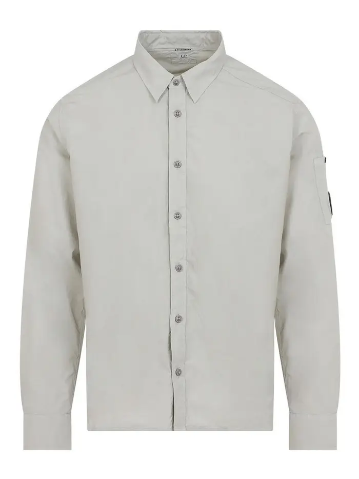 Maglia Cp Company Ls Grigio Chiaro
