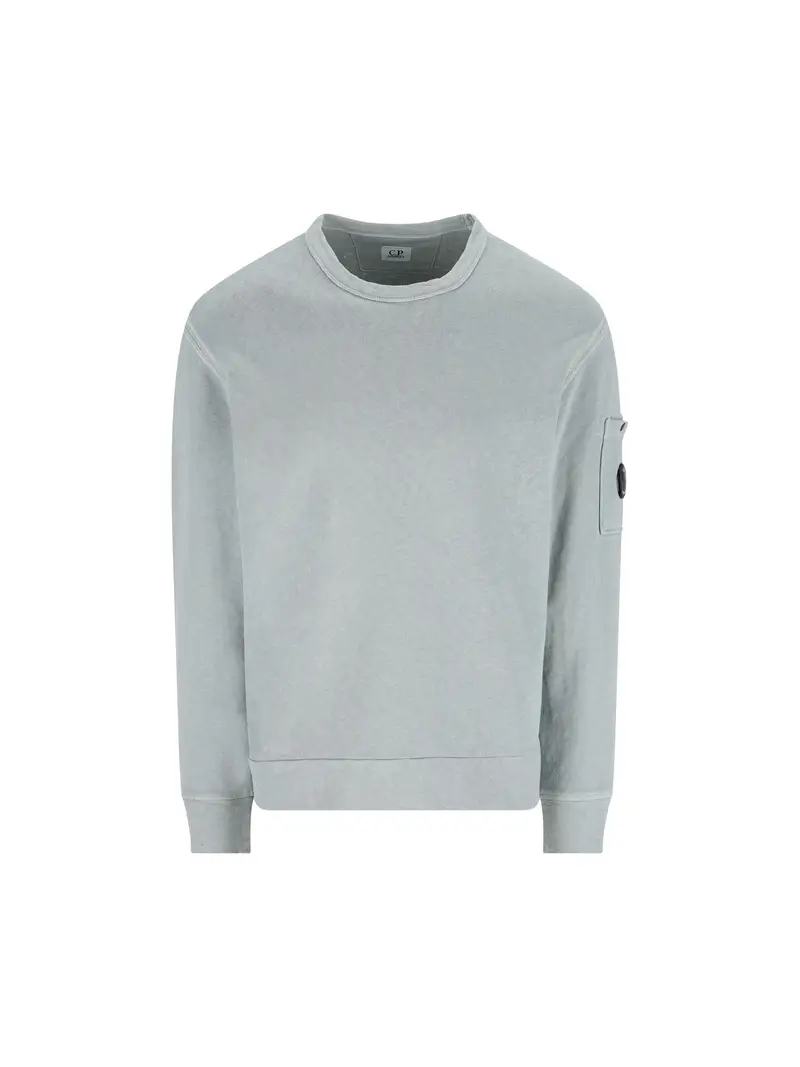 C P COMPANY Maglia In Cotone GRIGIO