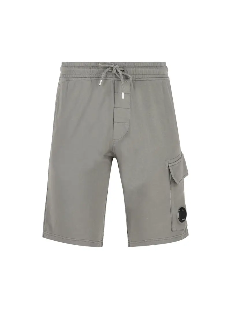 C P COMPANY Shorts In Cotone GRIGIO