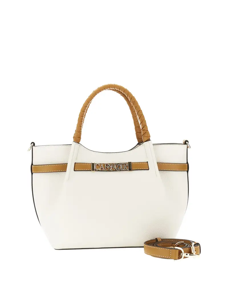 cafe-noir borsa shopper cafènoir da donna - avorio