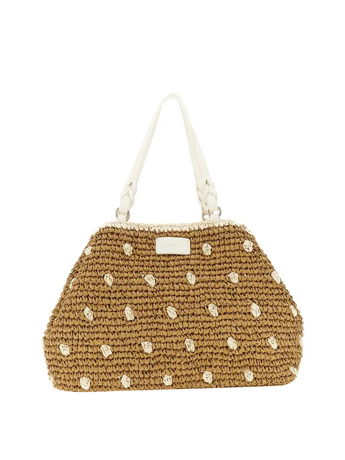 borsa shopper cafènoir da donna - beige