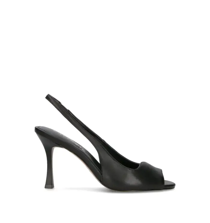 CAFéNOIR Sandalo donna nero in pelle Vario