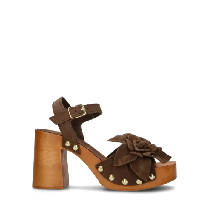 CAFéNOIR Sandalo donna testa di moro in suede Vario