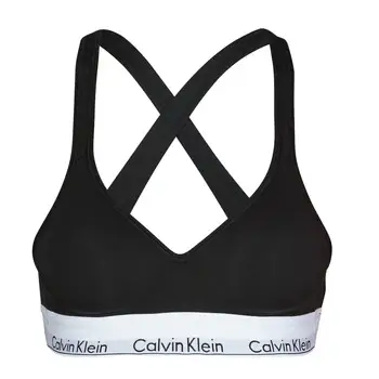 Brassiere Calvin Klein Jeans MODERN COTTON BRALETTE LIFT Nero