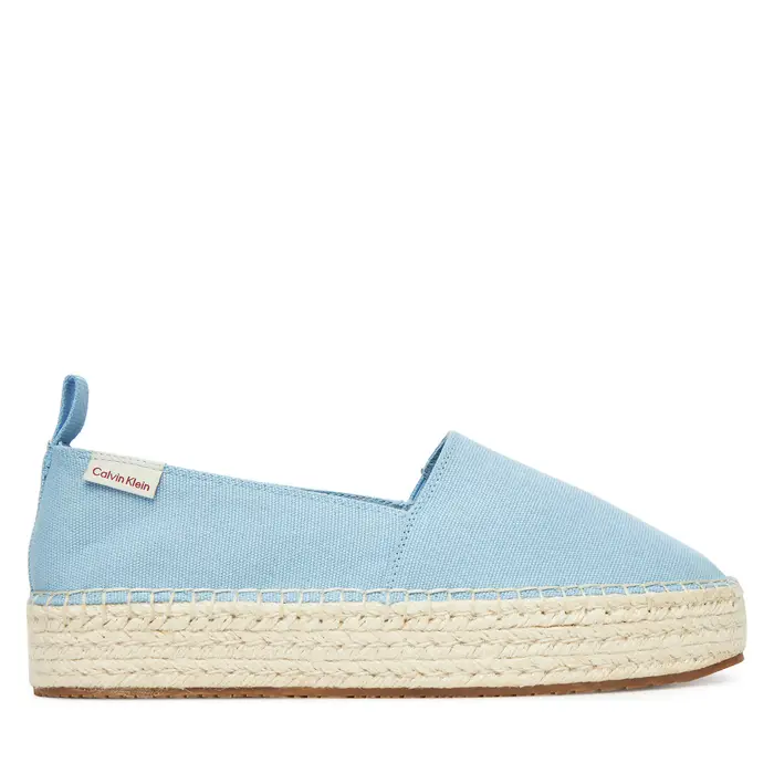 Calvin Klein Jeans Espadrillas Platform Espadrille Ml Cs YW0YW01871 Celeste Azzurro chiaro
