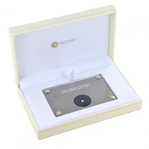 cappagli gioielli diamante in blister per carati 0 09 colore g purezza vs