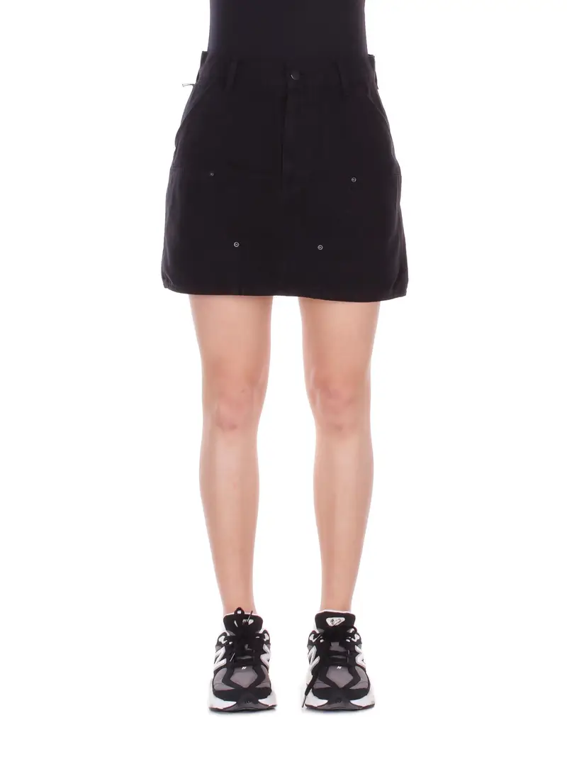 CARHARTT WIP Gonna Donna Black stone W maeve knee skirt hubbard