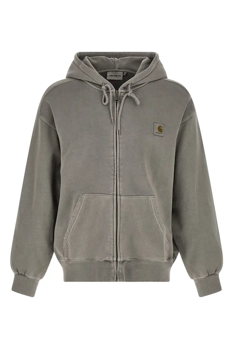 CARHARTT WIP Felpa Con Cappuccio Nelson Grigio
