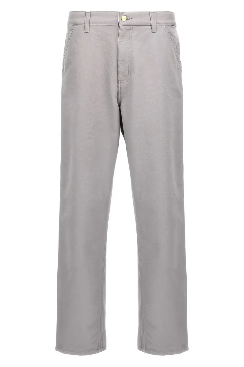 CARHARTT WIP Pantalone Single Knee Grigio