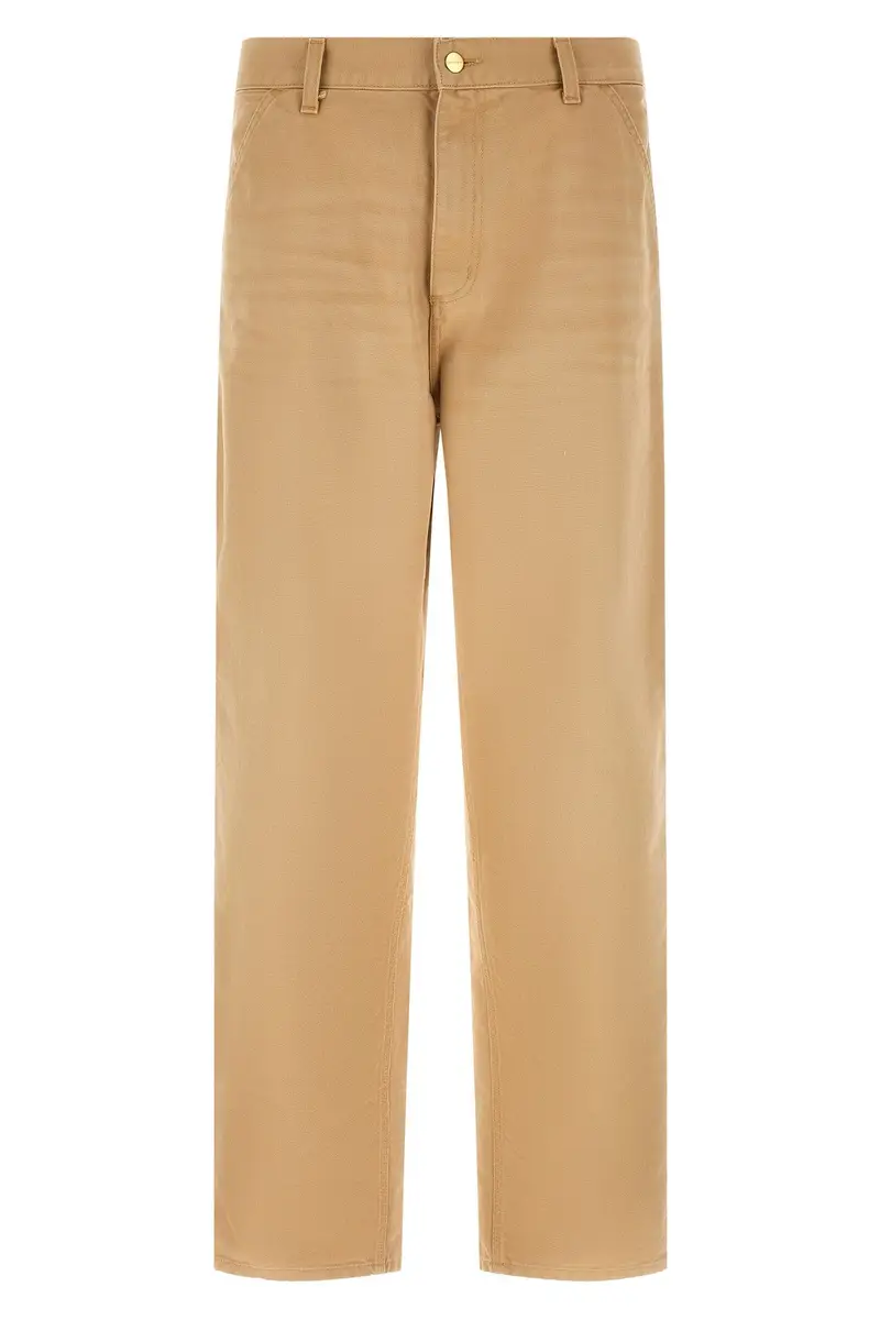 CARHARTT WIP Pantalone Single Knee Marrone