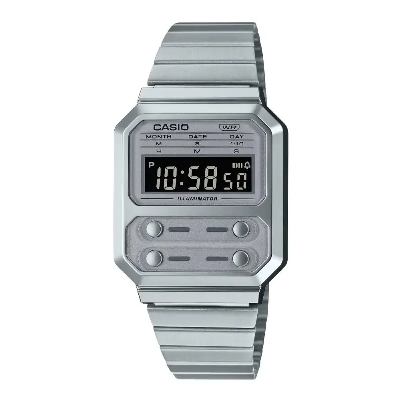CASIO Orologio A100We-7B - Unisex - Edgy Collection