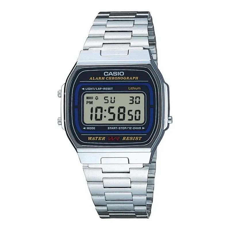 CASIO Orologio Digitale A164Wa-1V Iconic Argento