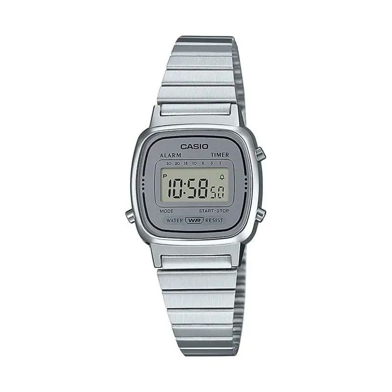 CASIO Orologio Digitale La670Wea-7 Argento Donna