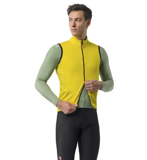 Castelli Perfetto Air - gilet ciclismo - uomo Yellow