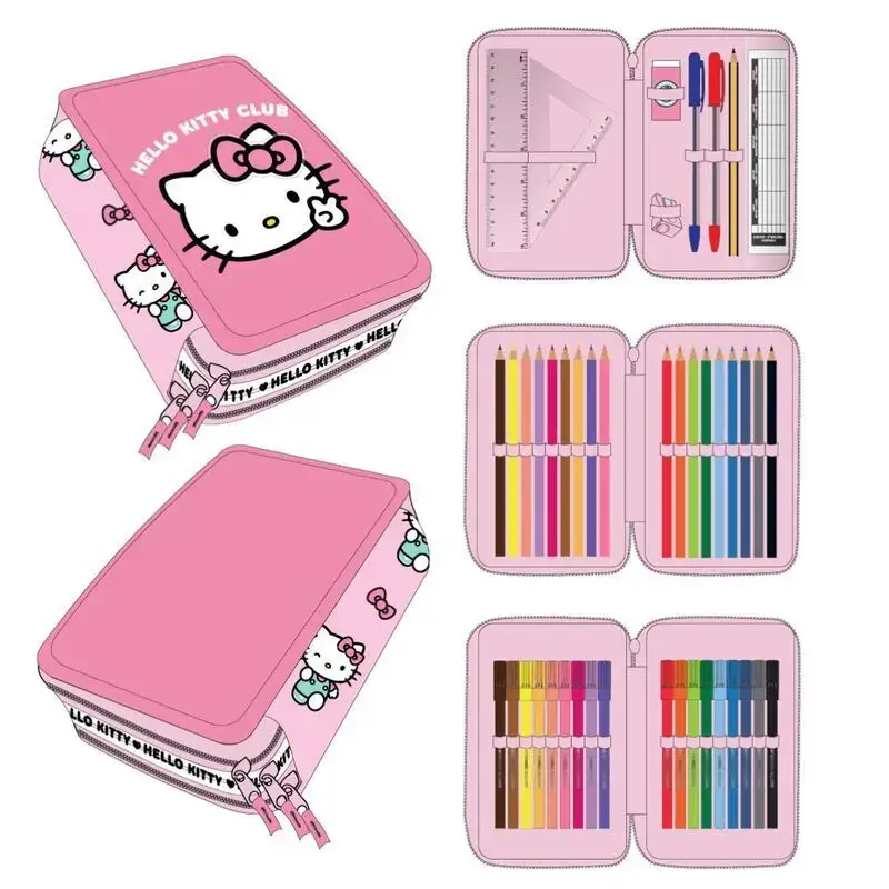 Cerda Astuccio Hello Kitty triple pencil Multicolore