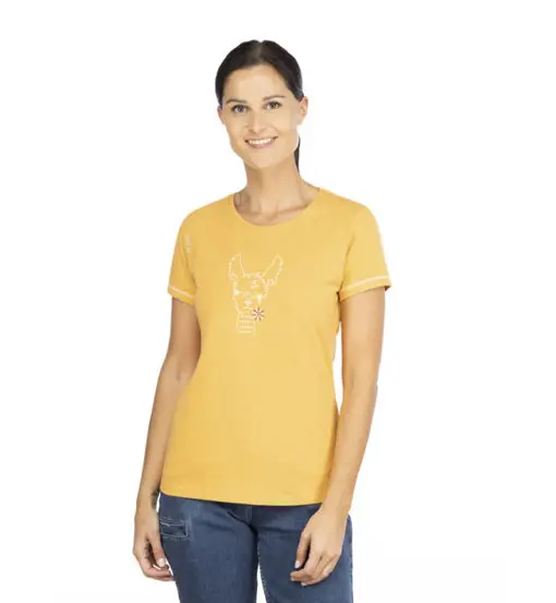 Chillaz Gandia Happy Alpaca W - T-shirt - donna Yellow