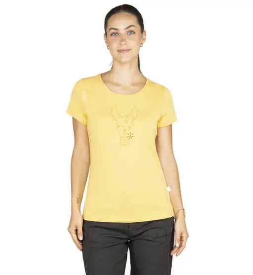 Chillaz Gandia Happy Alpaca W - T-shirt - donna Yellow