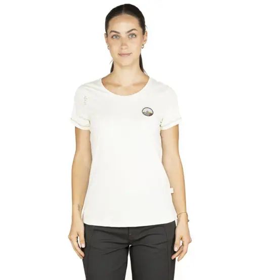 Chillaz Gandia Mountain Patch W - T-shirt - donna White