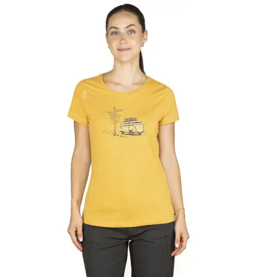 Chillaz Gandia Road to the Crag W - T-shirt - donna Yellow