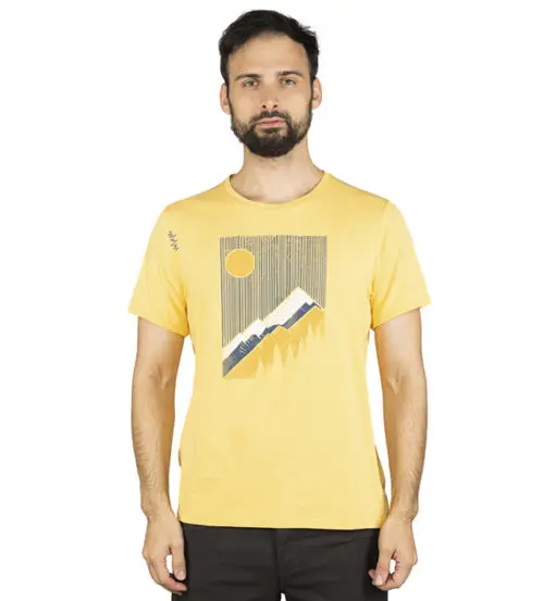 Chillaz Innsbruck Sunny Mountains - T-shirt - uomo Yellow
