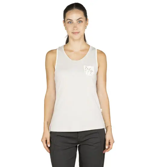 Chillaz Karpathos Flower Pocket W - top - donna White