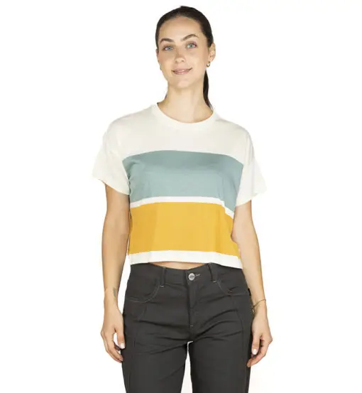 Chillaz Paris Color Block W - T-shirt - donna White