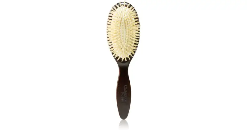Christophe robin Detangling Hairbrush spazzola in legno per capelli con setole di cinghiale