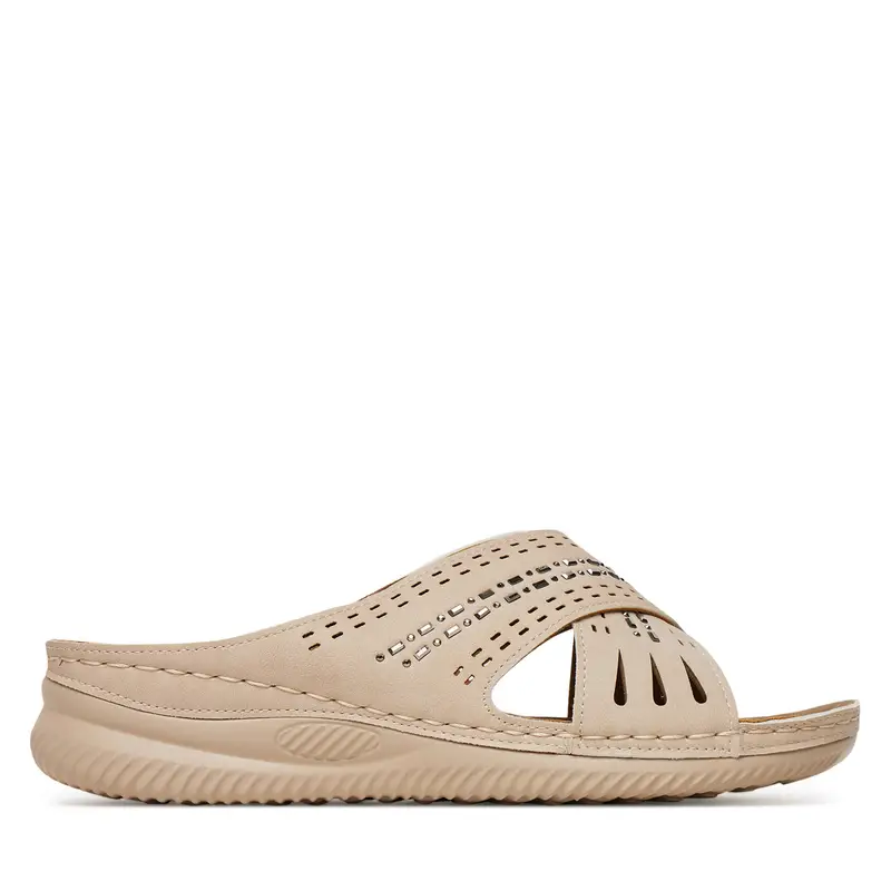 Clara Barson Ciabatte WYL05010-08 Beige