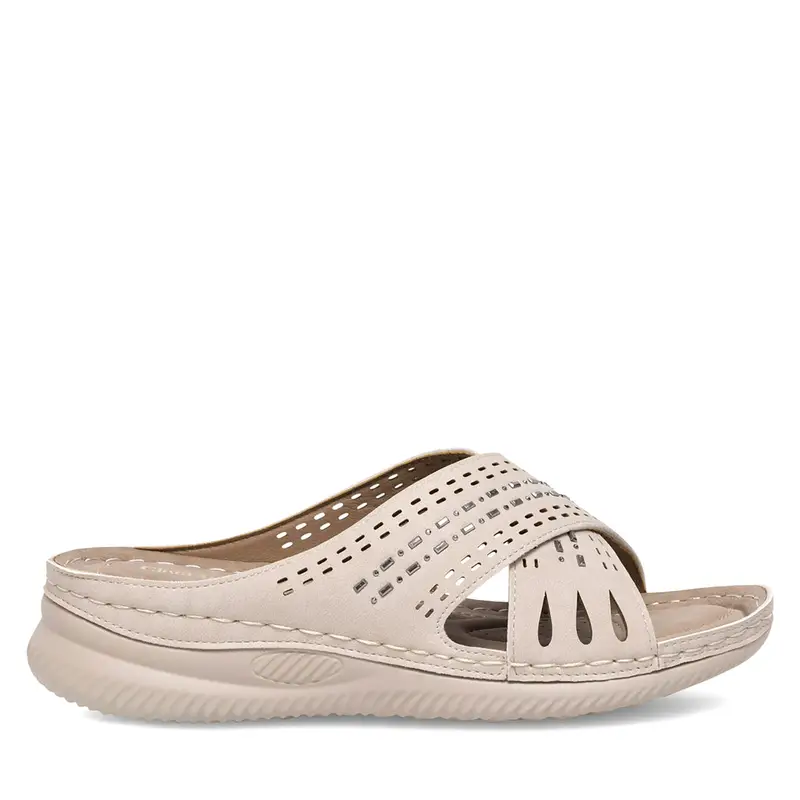 Clara Barson Ciabatte WYL05010-08 Beige
