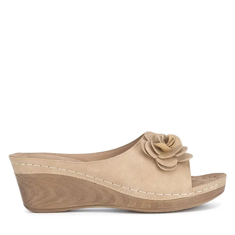 Clara Barson Ciabatte WYL05010-29 Beige
