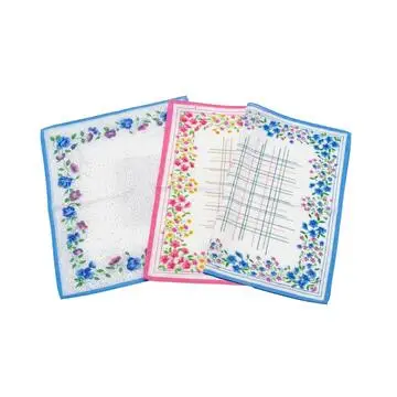 FAZZOLETTO IN COTONE DA DONNA COLOMBO IRIS (12 PEZZI)