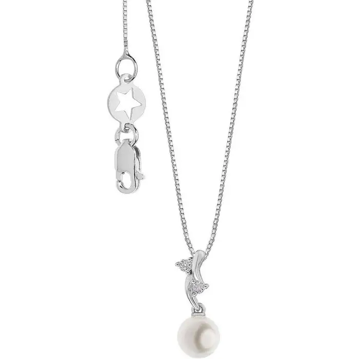 Collana Diamante Perle Gioiello Comete Perle D Amore