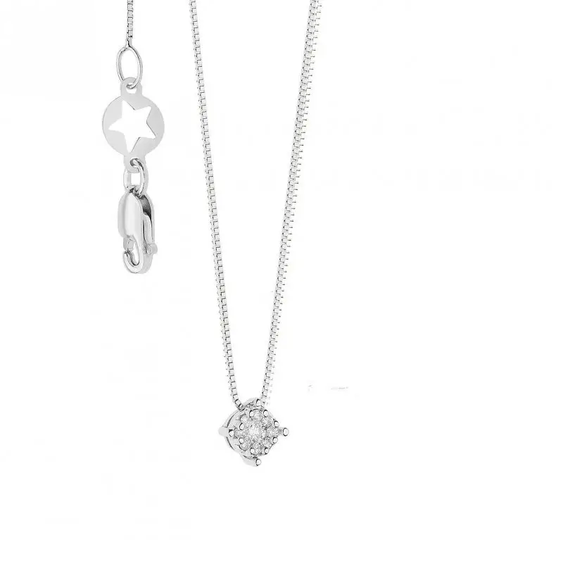 COMETE GIOIELLI Collana Donna Gioielli Comete Rose Di Diamanti