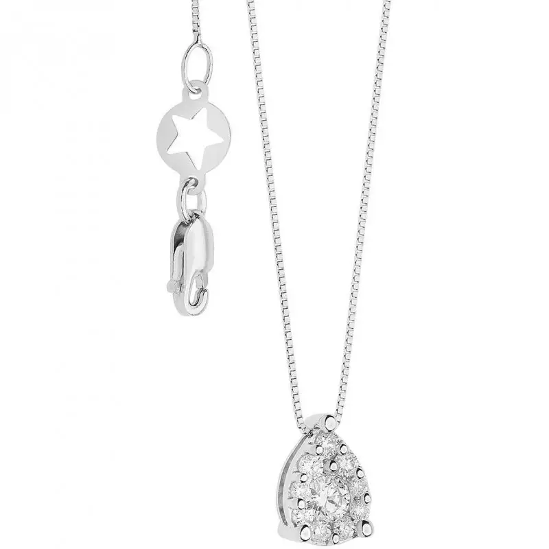 COMETE GIOIELLI Collana Donna Gioielli Comete Rose Di Diamanti