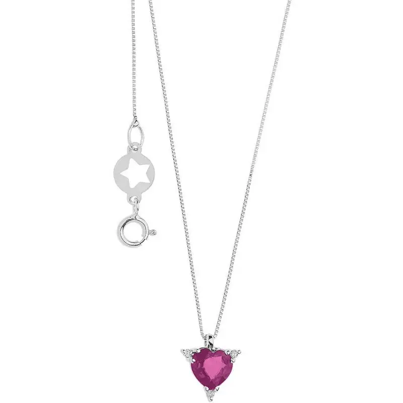 COMETE GIOIELLI Collana Donna Gioielli Comete Stelle Gemelle Oro Bianco