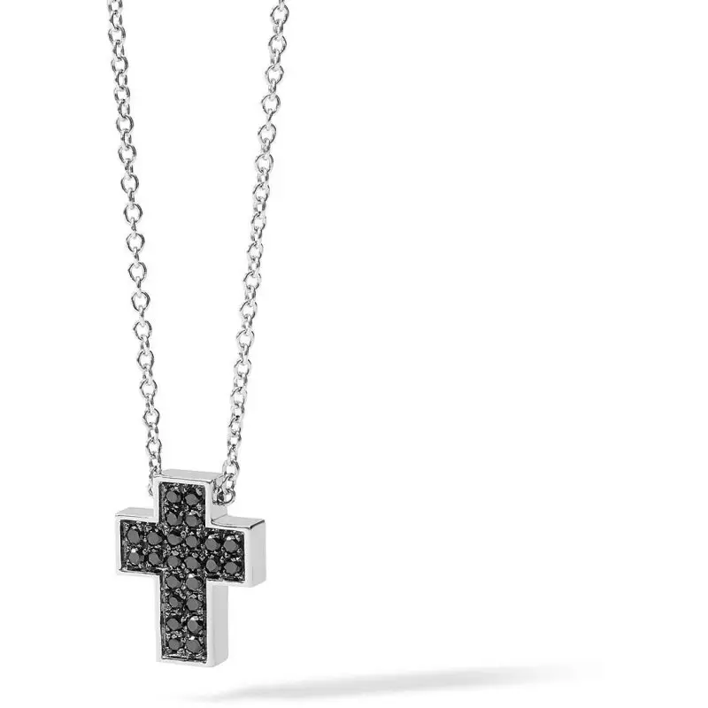 COMETE GIOIELLI Collana Uomo Gioielli Comete Classic - Oro Bianco E Diamanti